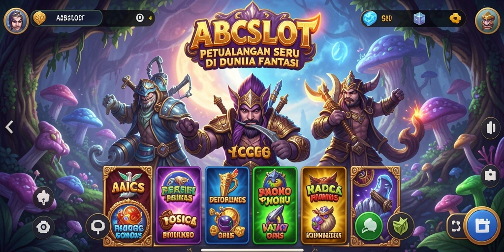 Screenshot dari gameplay ABCSLOT yang menunjukkan aksi dan petualangan mendebarkan.