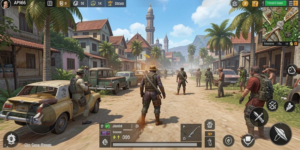 Screenshot API66 memperlihatkan gameplay simulasi yang mendalam dan interaktif.