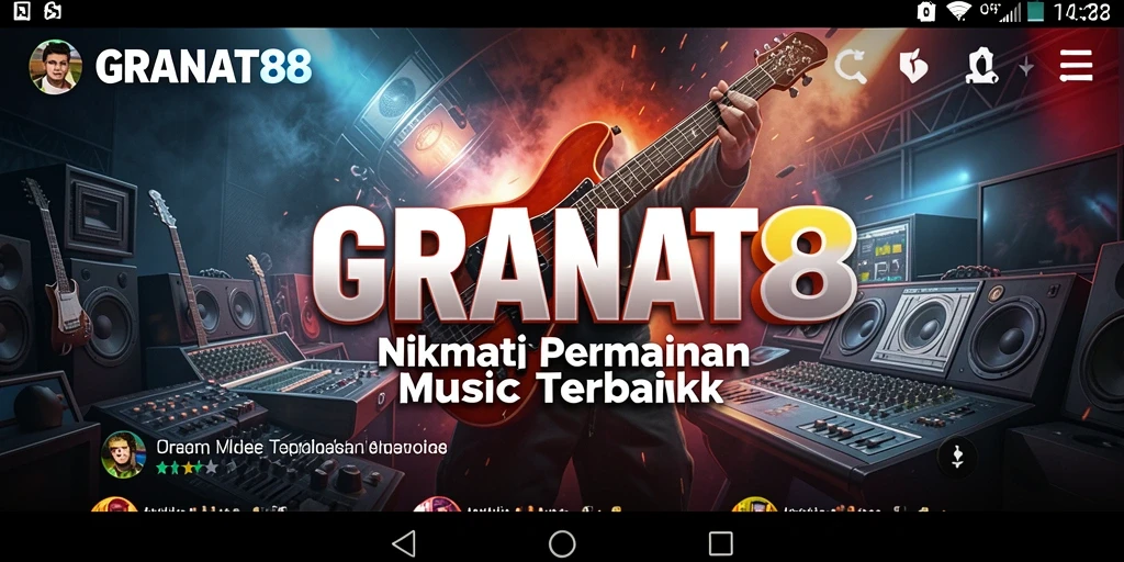 Screenshot dari gameplay <strong>GRANAT88</strong> menampilkan pengalaman musik yang menyenangkan.