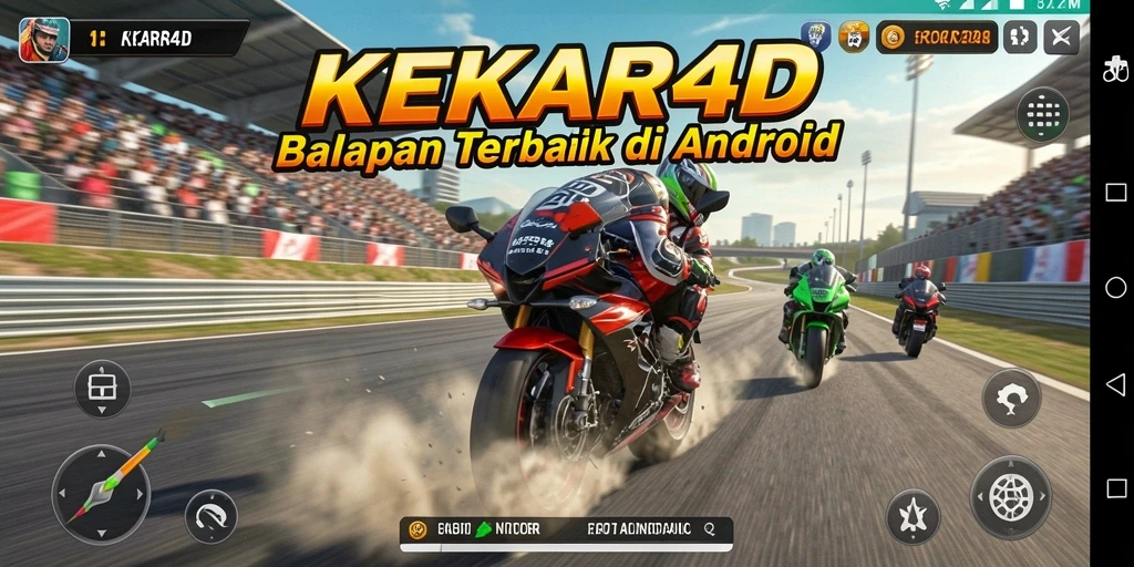 Gameplay seru balapan motor di KEKAR4D yang menegangkan.