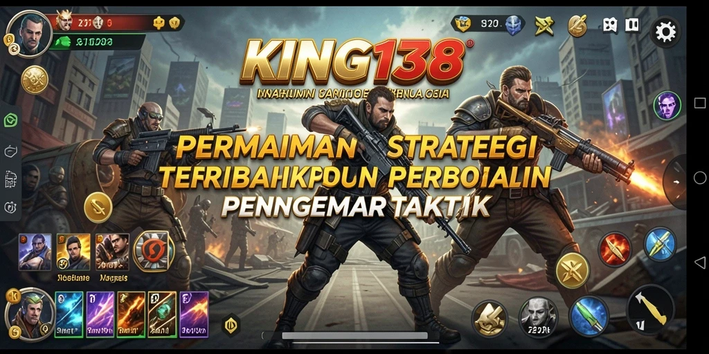Screenshot KING138 menampilkan momen strategi intens dalam gameplay.