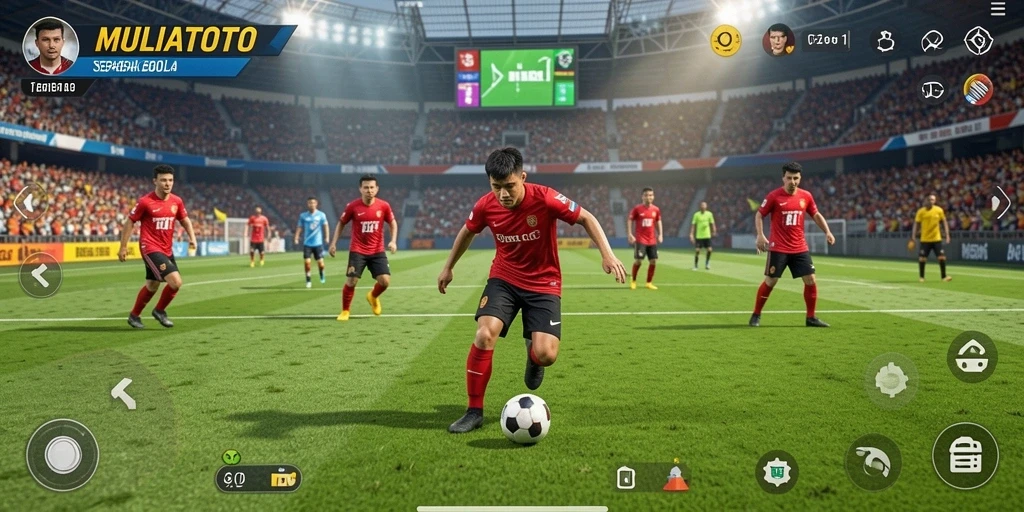 Tampilan gameplay seru dan mendebarkan di MULIATOTO.