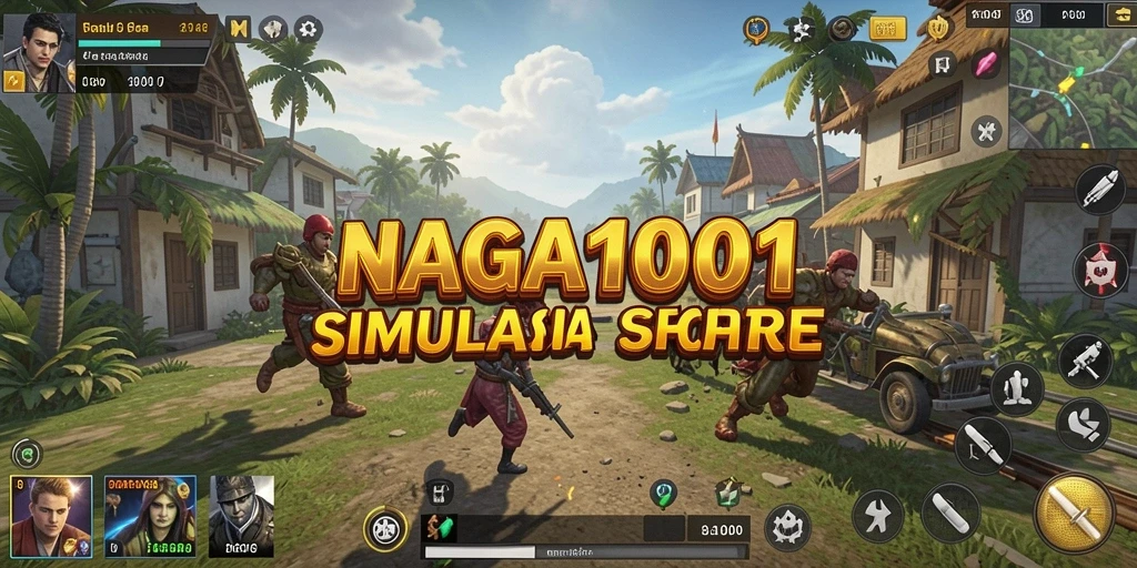 Tampilan gameplay menarik dari NAGA1001 yang menggambarkan simulasi hidup.