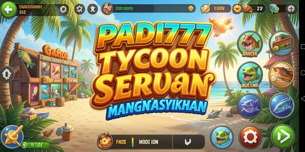 Screenshot PADI777 menampilkan pemain mengelola bisnis Tycoon dengan strategi cerdas.