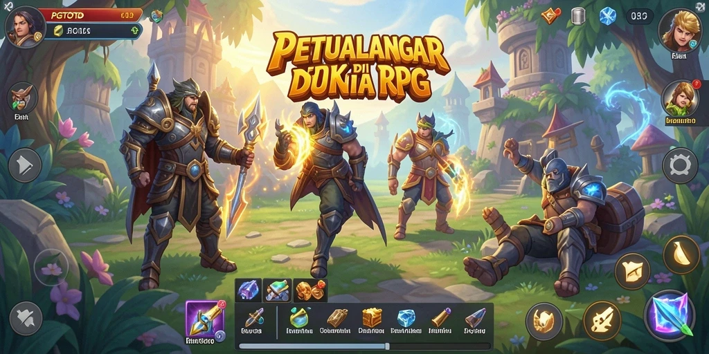 Tampilan gameplay RPG yang menakjubkan di PGTOTO.