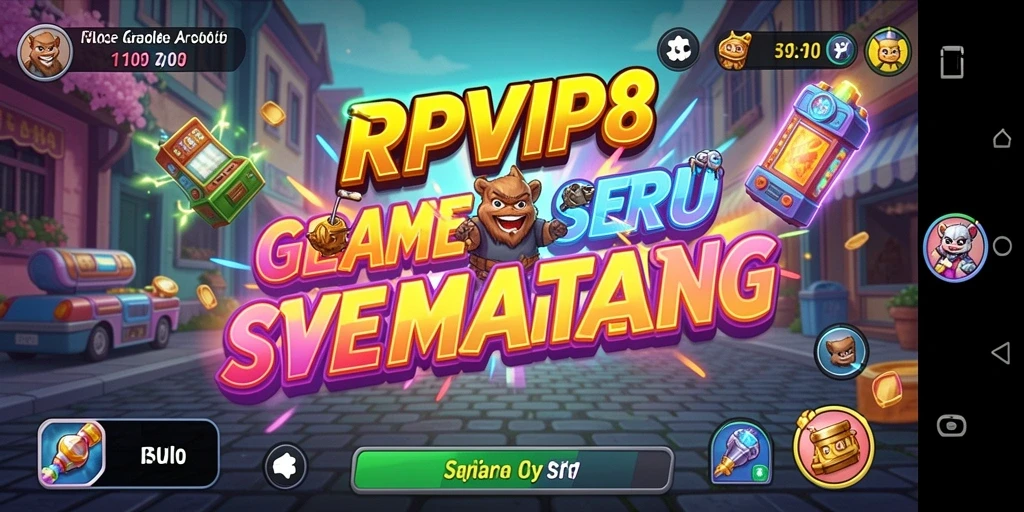 Tampilan seru gameplay RPVIP8 yang penuh tantangan dan rintangan.