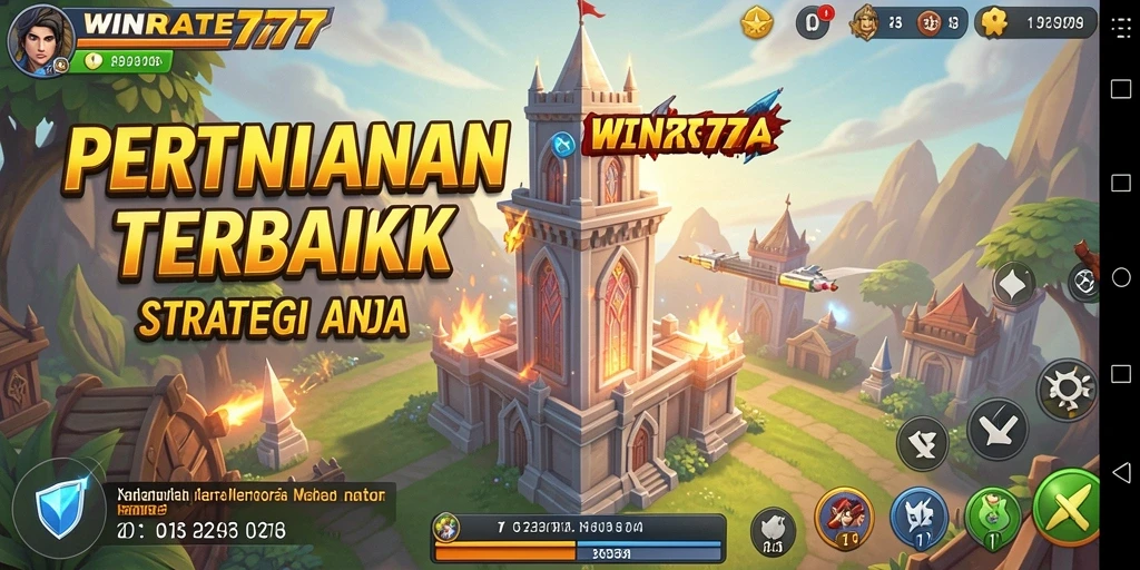 Tampilan gameplay seru dan strategis di WINRATE777.